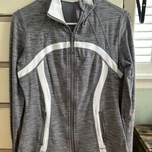 Lululemon Athletica Gray and White Ski Jacket